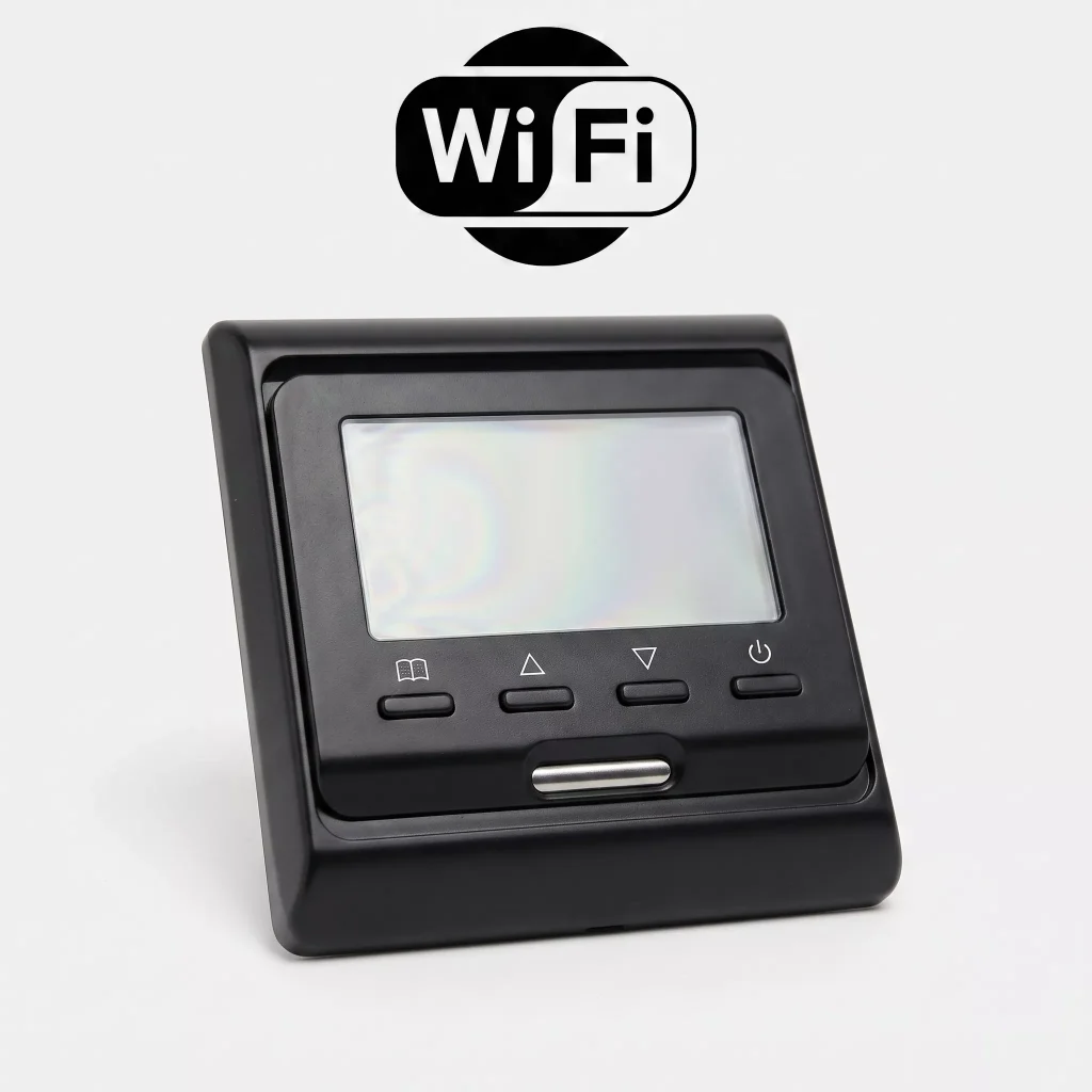 Программируемый терморегулятор E 51.716 Wi-Fi (чёрный)